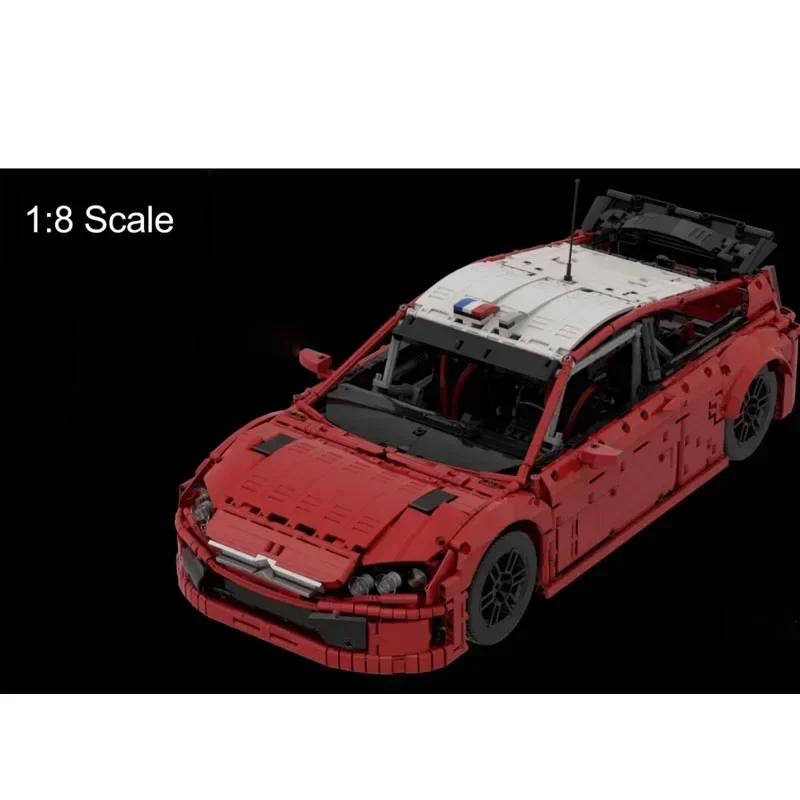 Moc Supercar Building Blocks 1/8 Scale - Neues 1:8 Maßstab MOC-92925 Roadster 4189