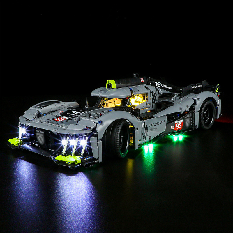 Led Light Kit For Technic Supercar - (Nur LED-Licht ohne Steine) 42156 Peugeot