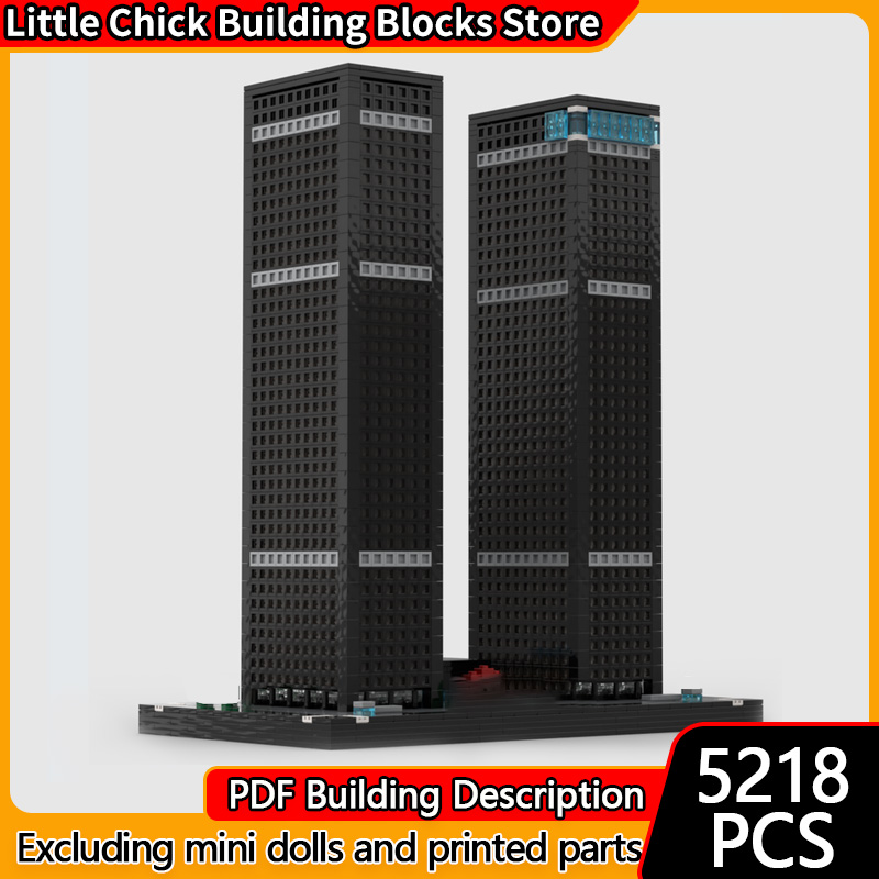 Moc Modular Building Street View Bricks - Stadt Street View Modell MOC Bausteine