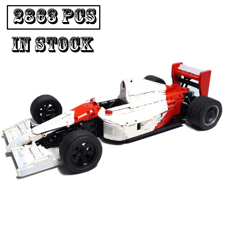Moc Supercar Building Blocks 1/8 Scale - Neues Technisches MOC-180921 Super MP4/6 1:8