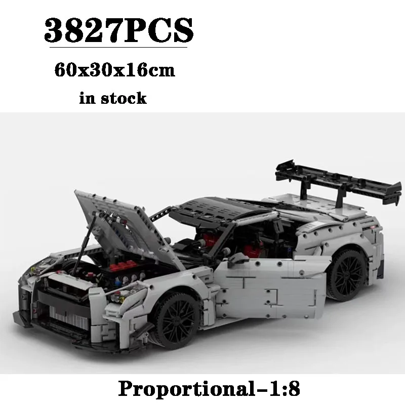 Super Sportwagen Bausteine MOC – Moc Supercar Building Blocks 1/8 Scale Bewertung und Preis