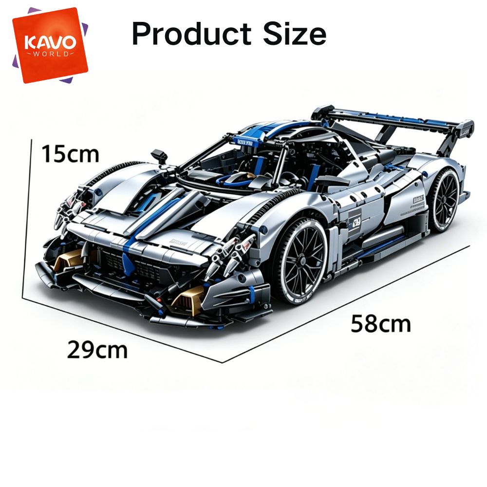 KAVOWORLD Premium MOC Super-Sp – Moc Supercar Building Blocks 1/8 Scale Bewertung und Preis