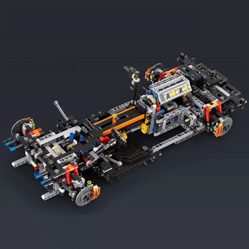 3862PCS MOC Technische SABRE P – Moc Supercar Building Blocks 1/8 Scale Bewertung und Preis