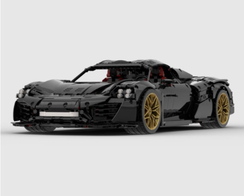 Individuelles MOC-Supersportwa – Moc Supercar Building Blocks 1/8 Scale Bewertung und Preis