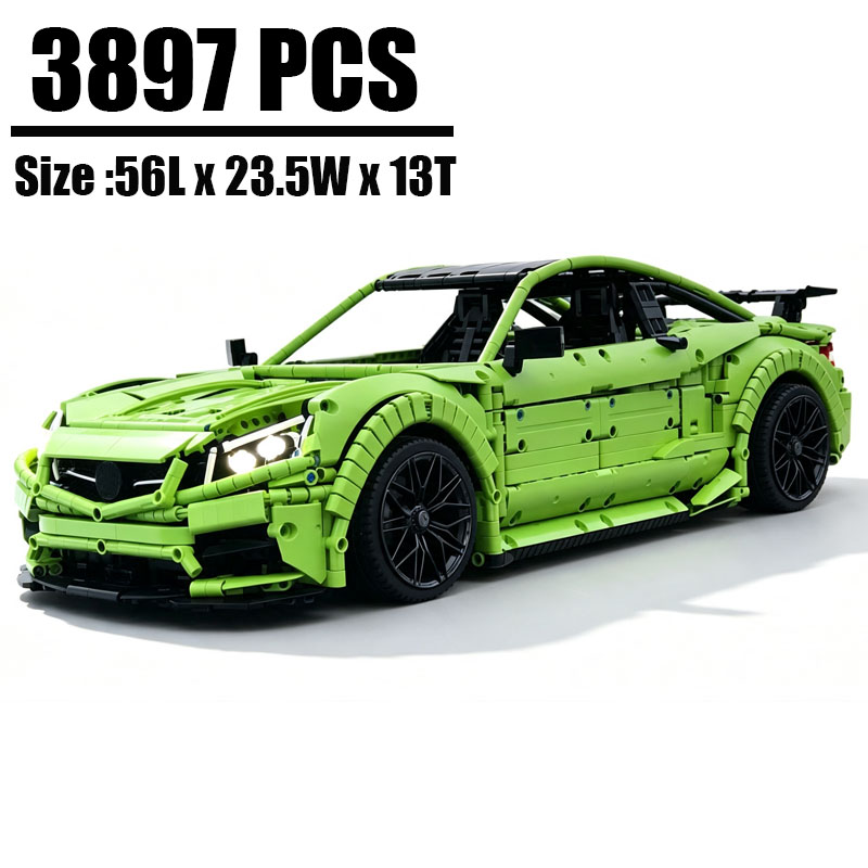 NEUES MOC-60193 C63AMG Spyder  – Moc Supercar Building Blocks 1/8 Scale Bewertung und Preis