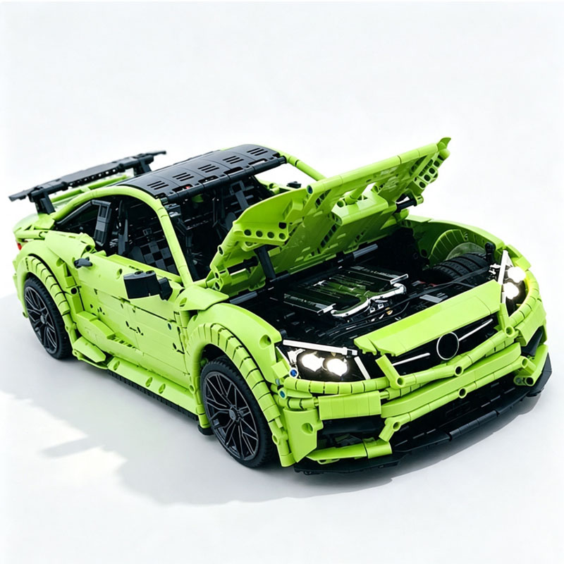NEUES MOC-60193 C63AMG Spyder  – Moc Supercar Building Blocks 1/8 Scale Bewertung und Preis