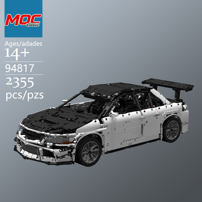 Maßgefertigtes MOC 1:8 Maßstab – Moc Supercar Building Blocks 1/8 Scale Bewertung und Preis