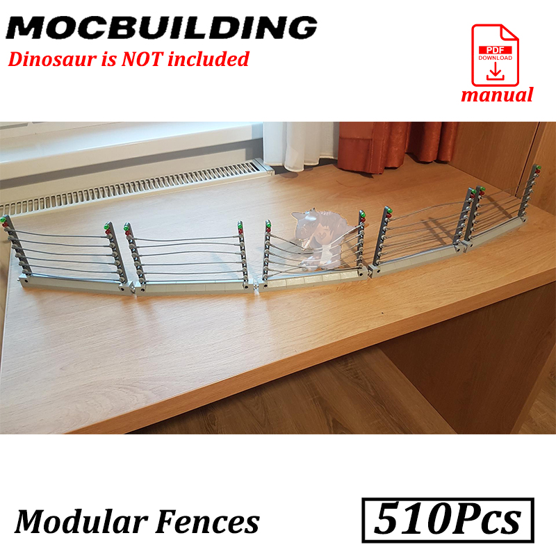 Modulare Jurassic Dinosaurier  – Moc Modular Building Street View Bricks Bewertung und Preis