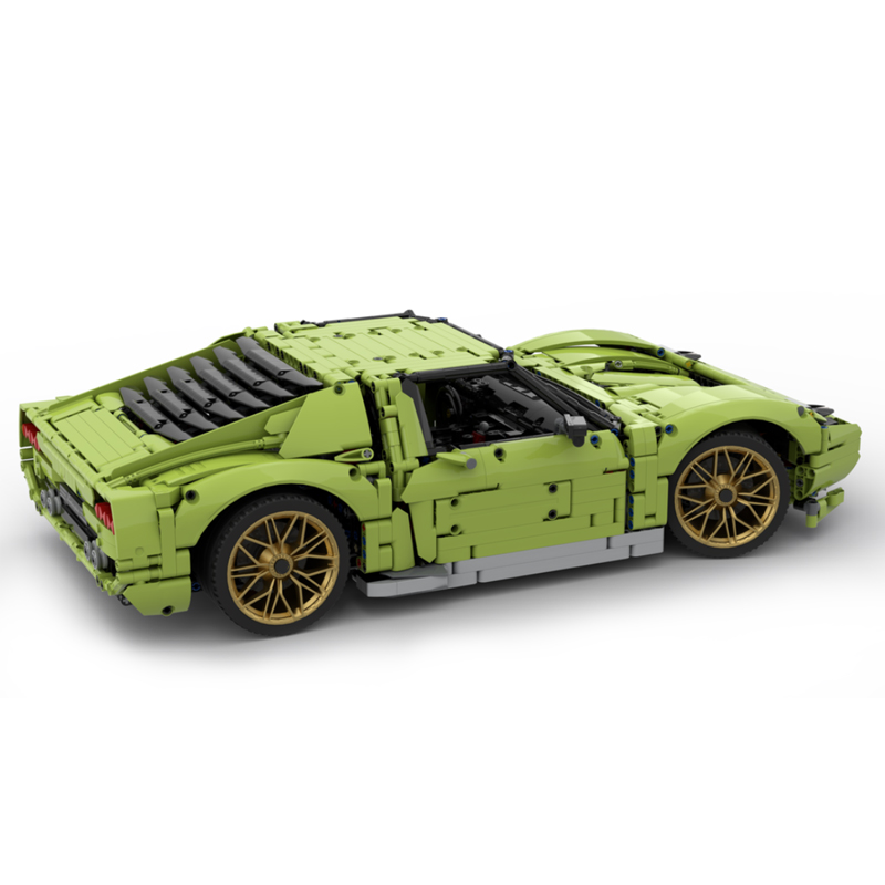 Modell MOC in Sammlerqualität, – Moc Supercar Building Blocks 1/8 Scale Bewertung und Preis