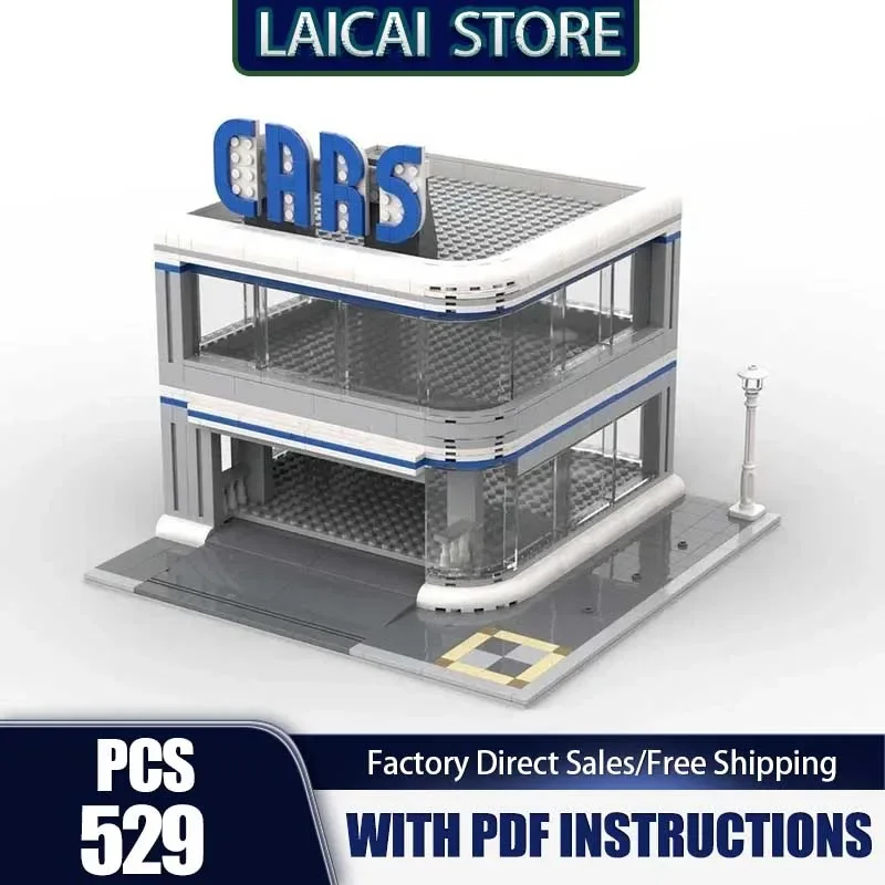 MOC Baustein-Modell für Schnel – Moc Modular Building Street View Bricks Bewertung und Preis