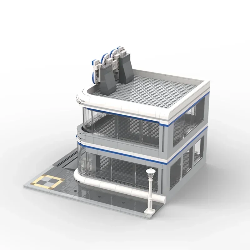 MOC Baustein-Modell für Schnel – Moc Modular Building Street View Bricks Bewertung und Preis