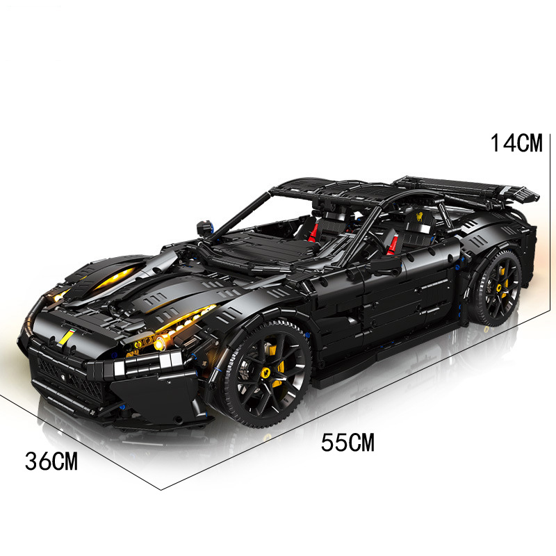 Super Sportwagen Technisches 1 – Moc Supercar Building Blocks 1/8 Scale Bewertung und Preis