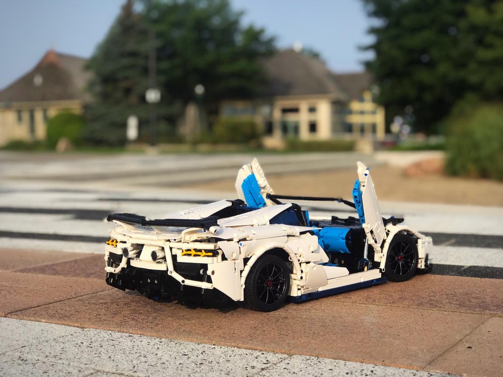 3562 Teile Bausteinmodell MOC  – Moc Supercar Building Blocks 1/8 Scale Bewertung und Preis