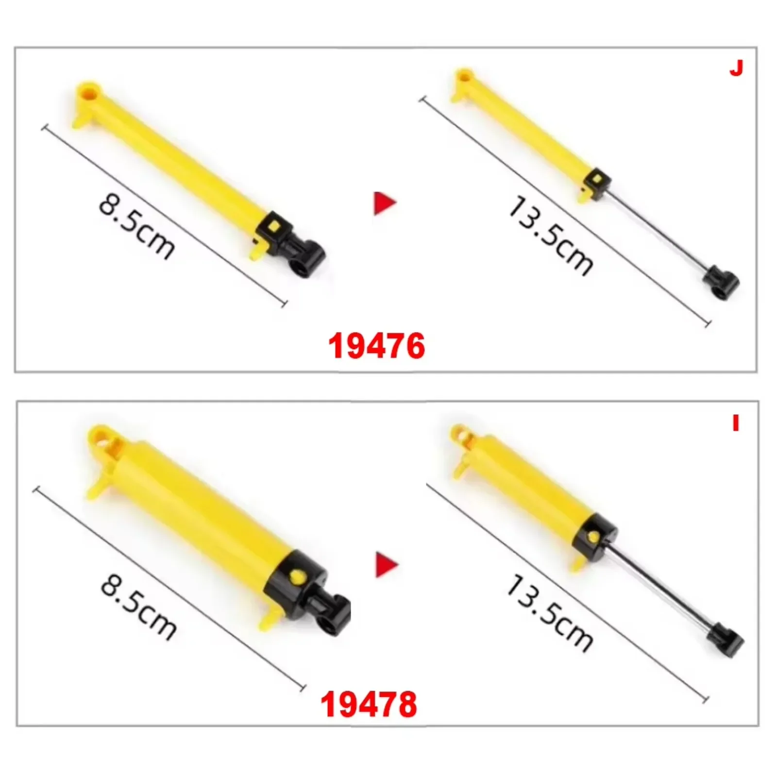 19 teile/los MOC Pneumatische  – Pneumatic Cylinder Pump Technic Parts Bewertung und Preis