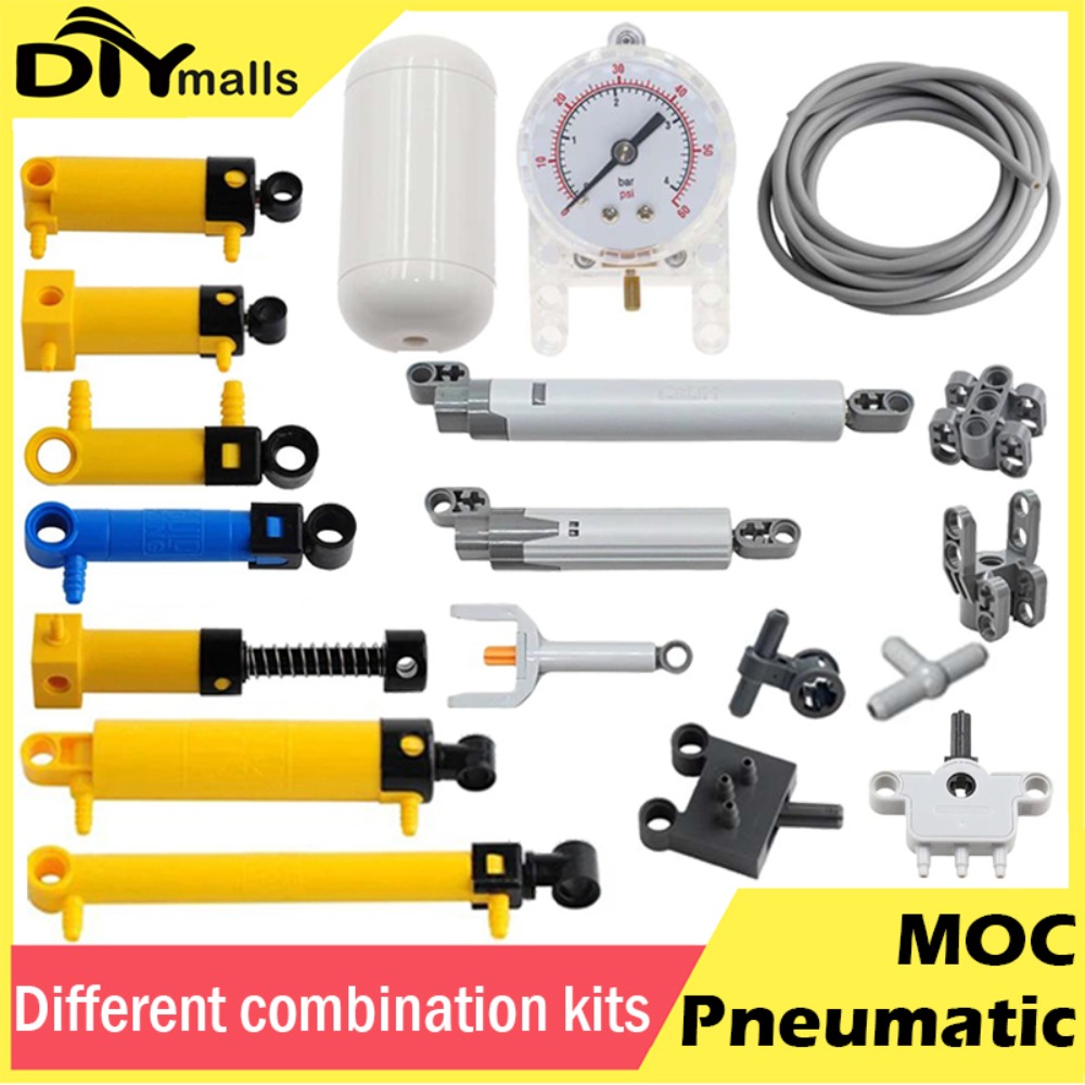 MOC-Pneumatik-Sets, technische – Pneumatic Cylinder Pump Technic Parts Bewertung und Preis