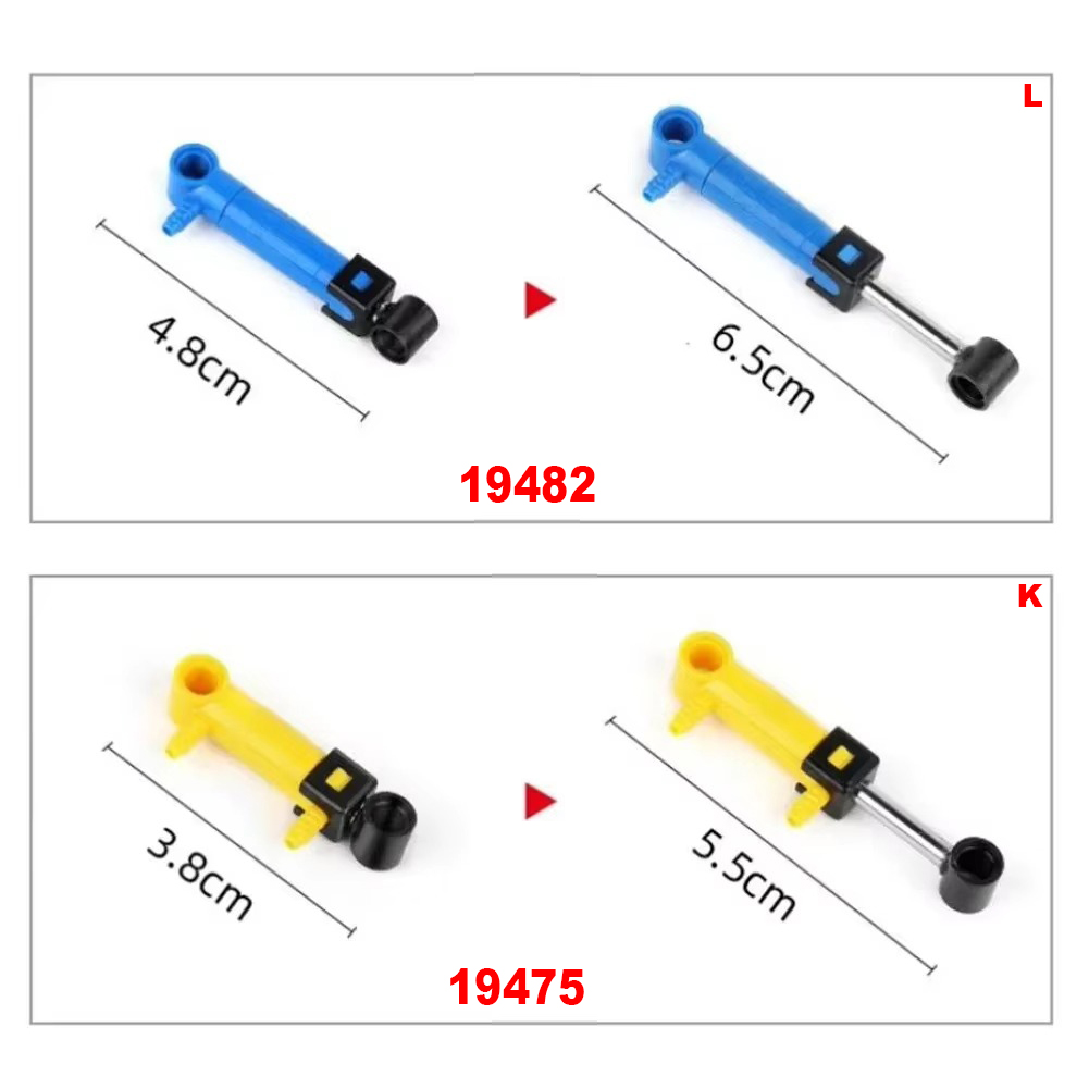 MOC-Pneumatik-Sets, technische – Pneumatic Cylinder Pump Technic Parts Bewertung und Preis
