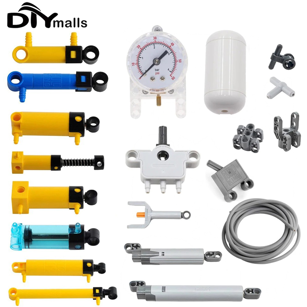 MOC Bricks Technische Teile Pn – Pneumatic Cylinder Pump Technic Parts Bewertung und Preis