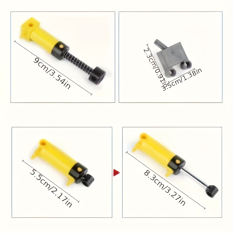 19-teiliger Technic-Pneumatiks – Pneumatic Cylinder Pump Technic Parts Bewertung und Preis