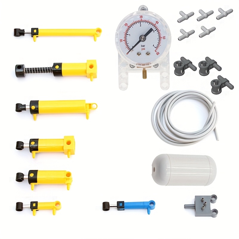 19-teiliger Technic-Pneumatiks – Pneumatic Cylinder Pump Technic Parts Bewertung und Preis